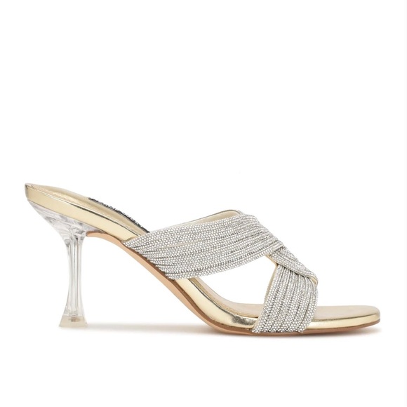 Dancy Heeled Slide Sandals - Picture 2 of 9